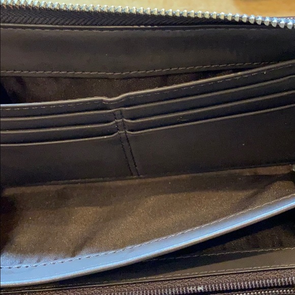 COACH accordion Wallet leather & C fabric - Picture 7 of 8